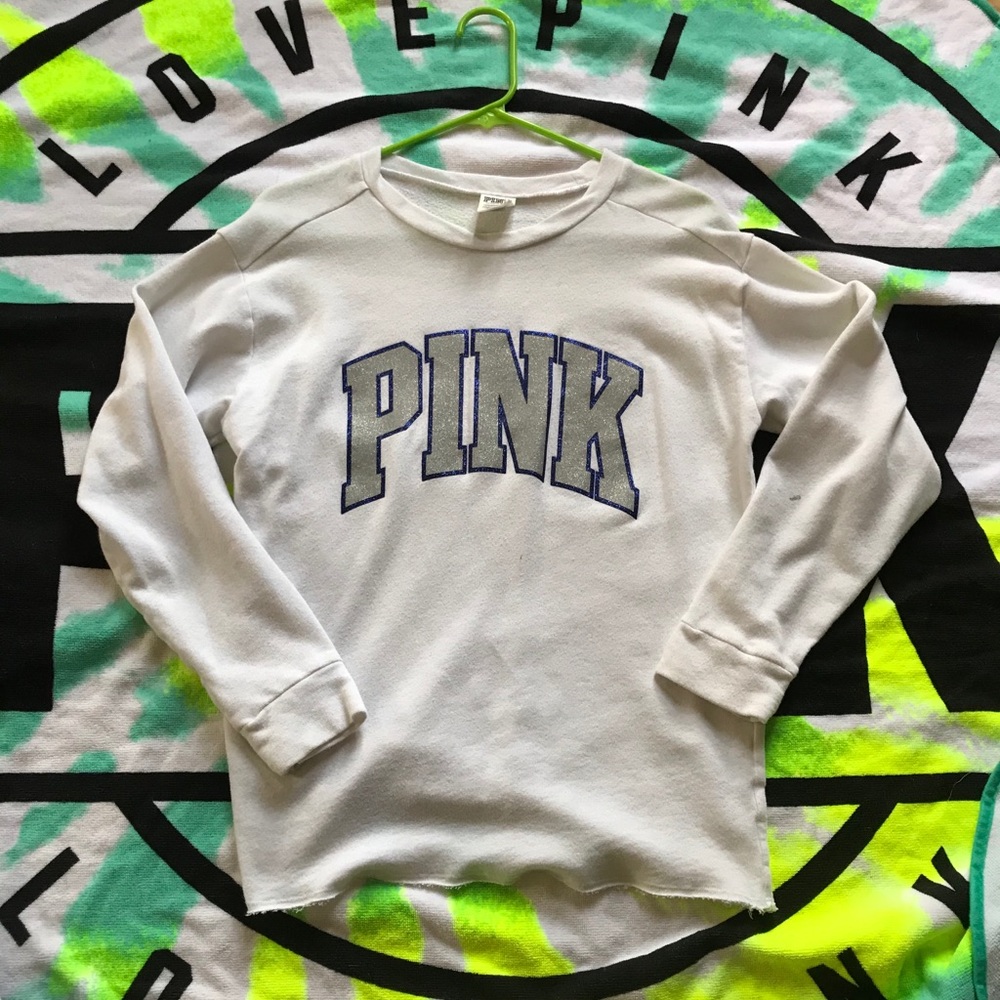 Victoria’s Secret pink sweatshirt